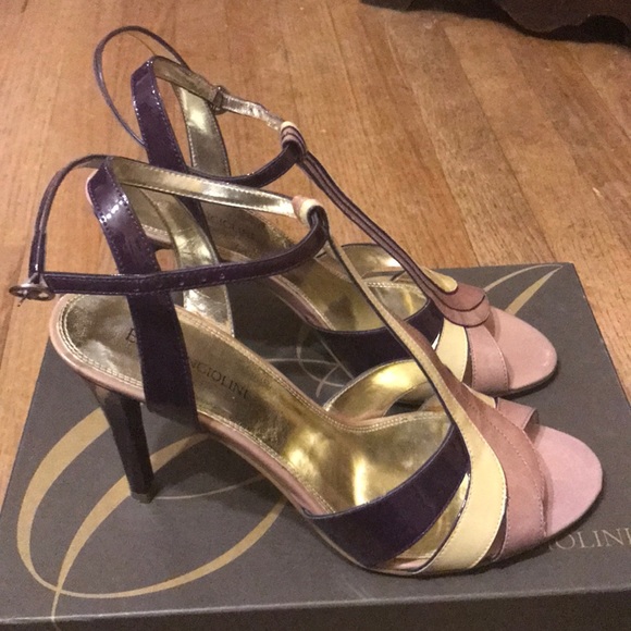 Enzo Angiolini Purple Heels - Picture 2 of 6